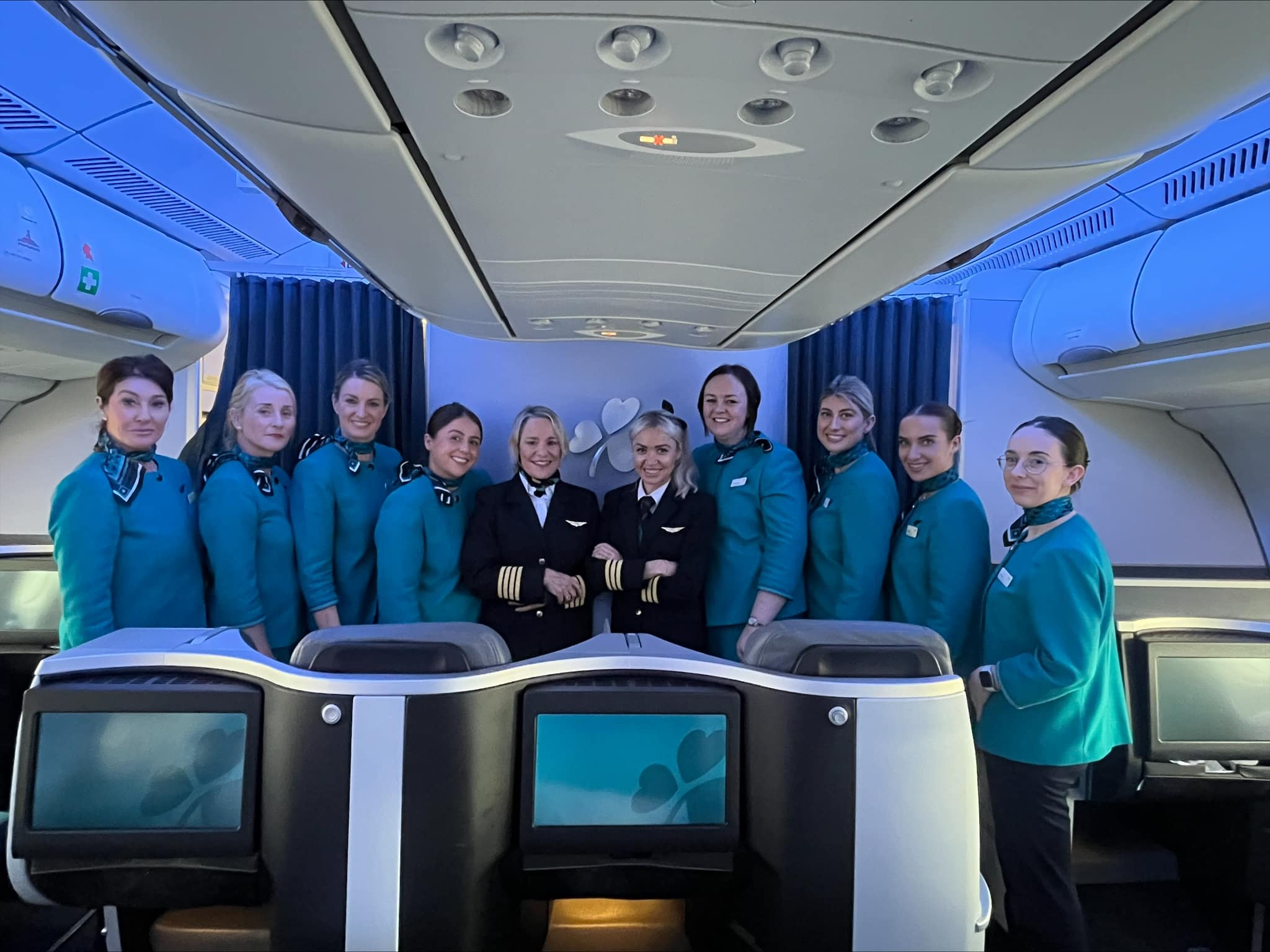Aer Lingus Pilots and Cabin Crew.