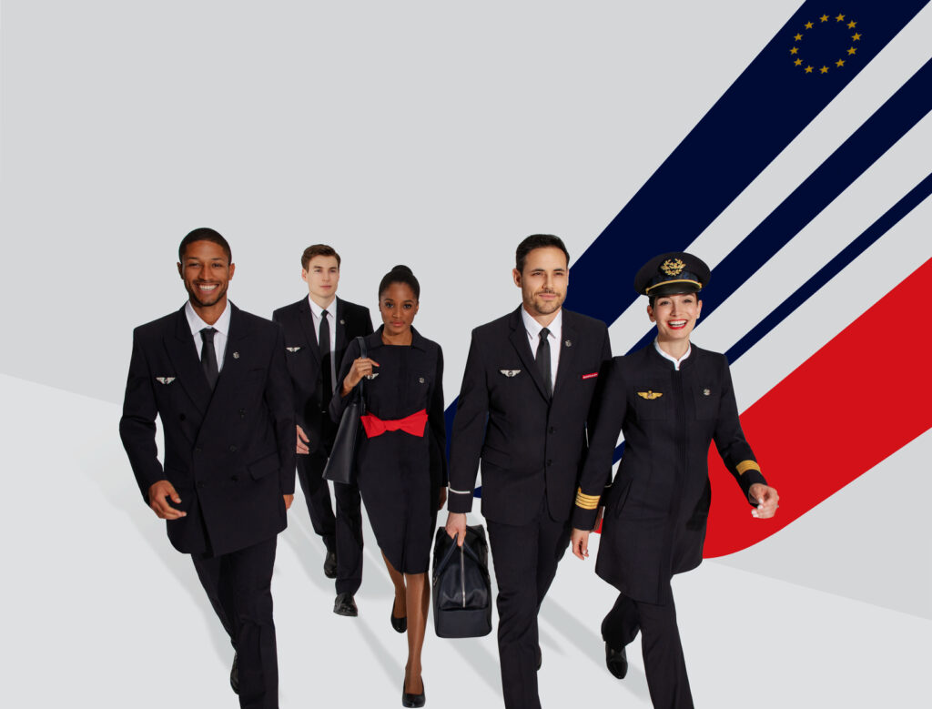Air France Cabin Crew and Pilots.
