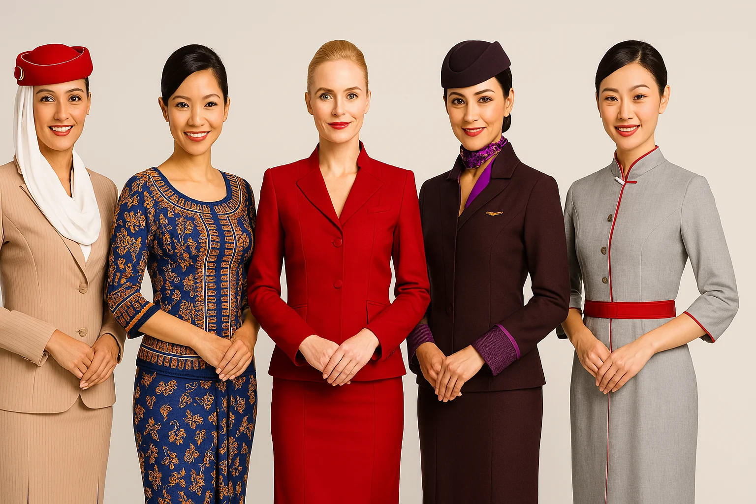 Best cabin crew uniforms 2025.