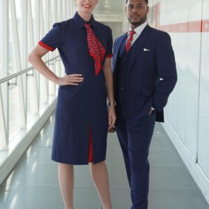 British Airways male and female Cabin Crew.