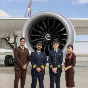 Etihad Airways Cabin Crew and Pilots.