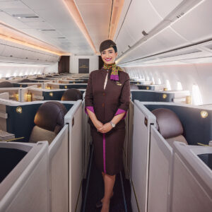 Etihad Airways female Cabin Crew.