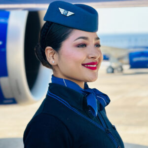 IndiGo female Flight Attendant.