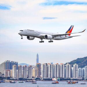 Philippine Airlines Airbus A330 in Hong Kong