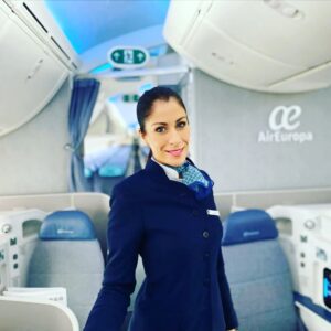 Air Europa Air Hostess.