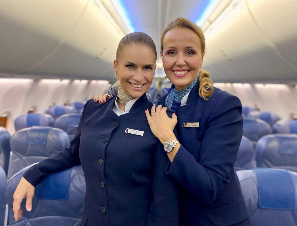 Air Europa female Air Hostesses.