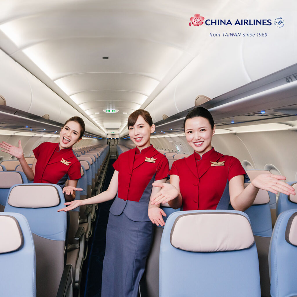 China Airlines Female Flight Attendants.