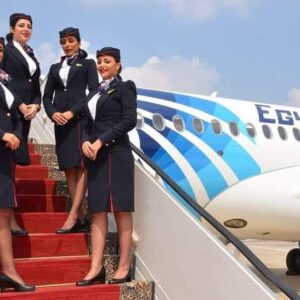 EgyptAir female Flight Attendants.
