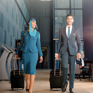 Oman Air Flight Attendants.
