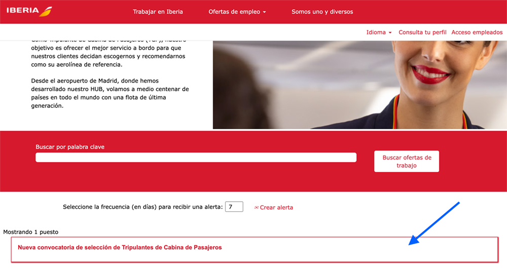 Iberia career page