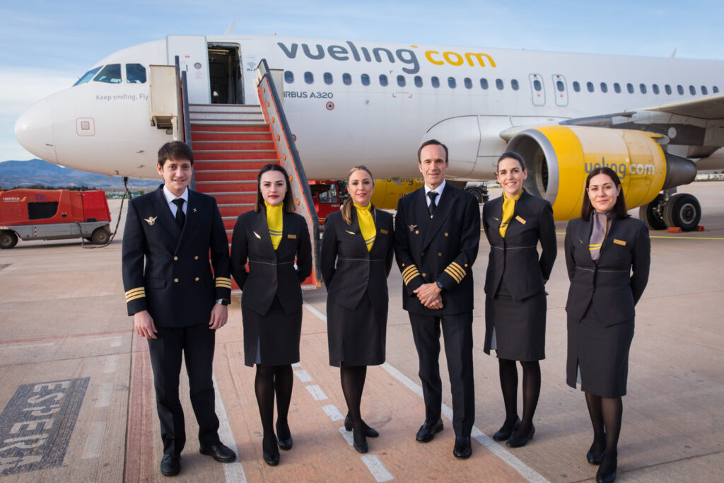 Vueling Pilots and Cabin Crew.