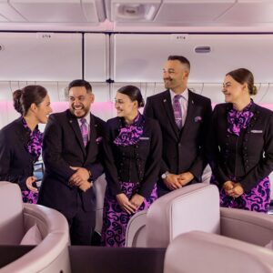 Air New Zealand Flight Attendants.
