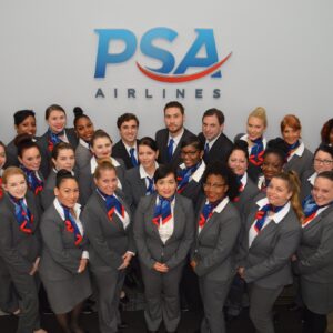 PSA Airlines Flight Attendant graduation.