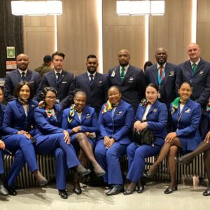 South African Airways Cabin Crew Members.