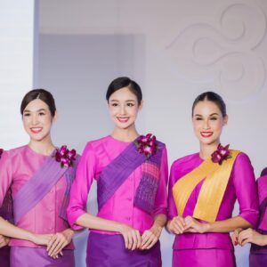 Thai Airways female Flight Attendants.