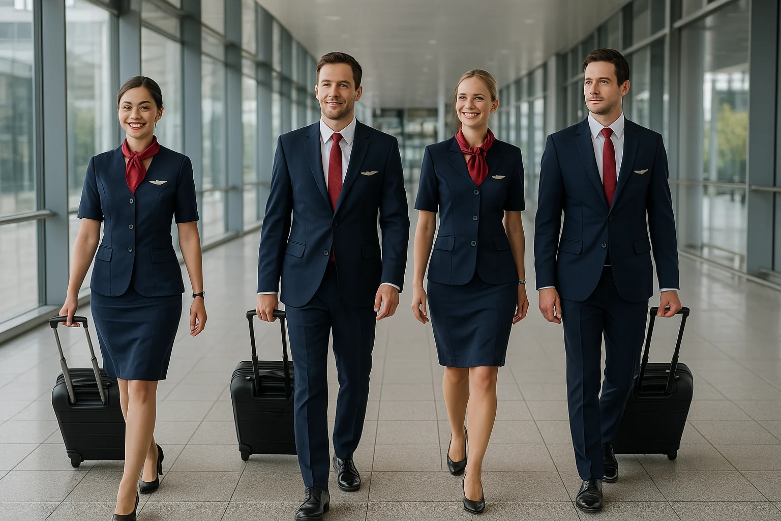 Cabin crew career path.