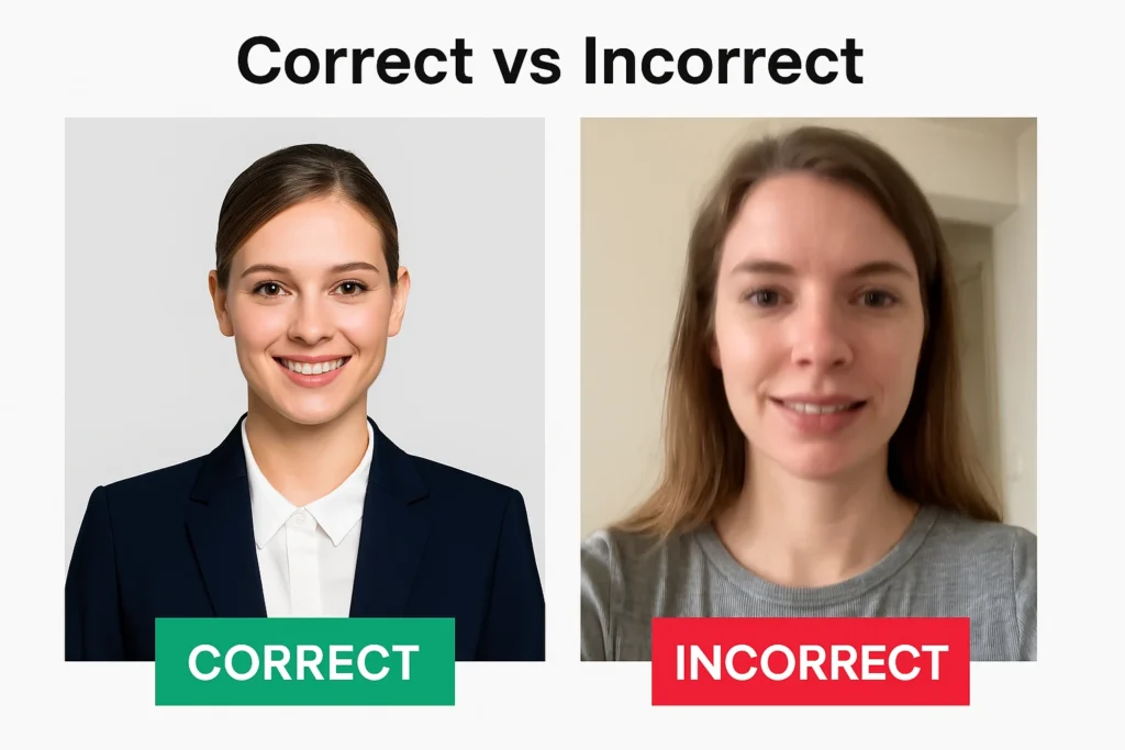 Cabin crew headshot requirements.