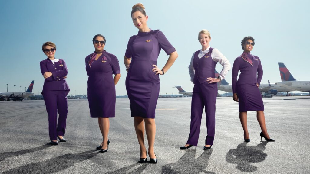 Delta Flight Attendants Females