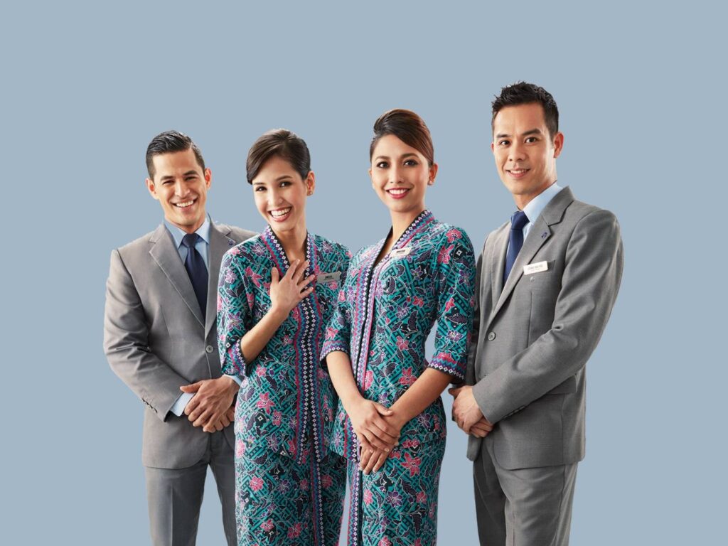 Malaysia Airlines Cabin Crew Uniform.