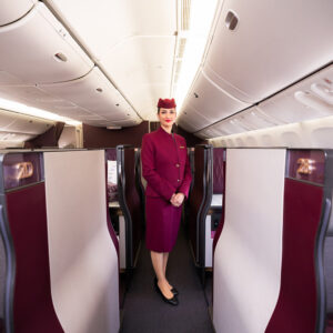 Qatar Airways Female Cabin Crew.