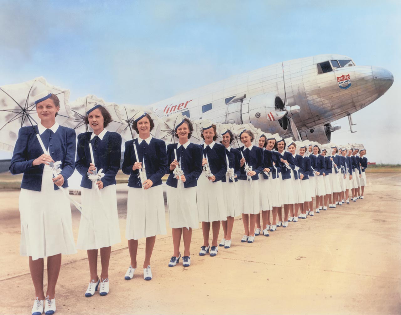 United Air Lines stewardesses 1939