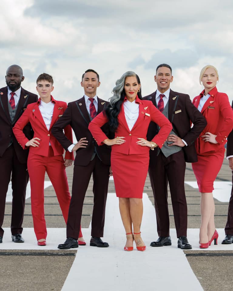 Virgin Atlantic Cabin Crew Uniforms