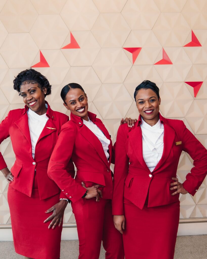 Virgin Atlantic Female Flight Attendants