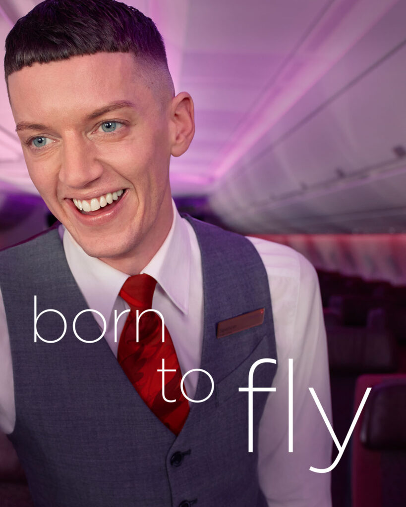Virgin Atlantic Male Flight Attendant